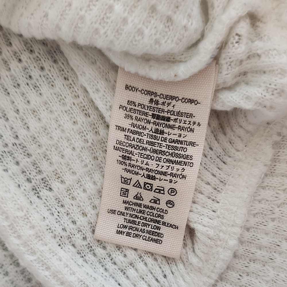 Free People White and Blue Sweater - Picture 3 of 5